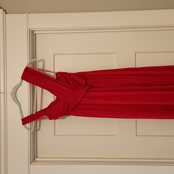 Motherhood Maternity Dresses & Skirts - Motherhood Maternity Red Maxi Dress size S